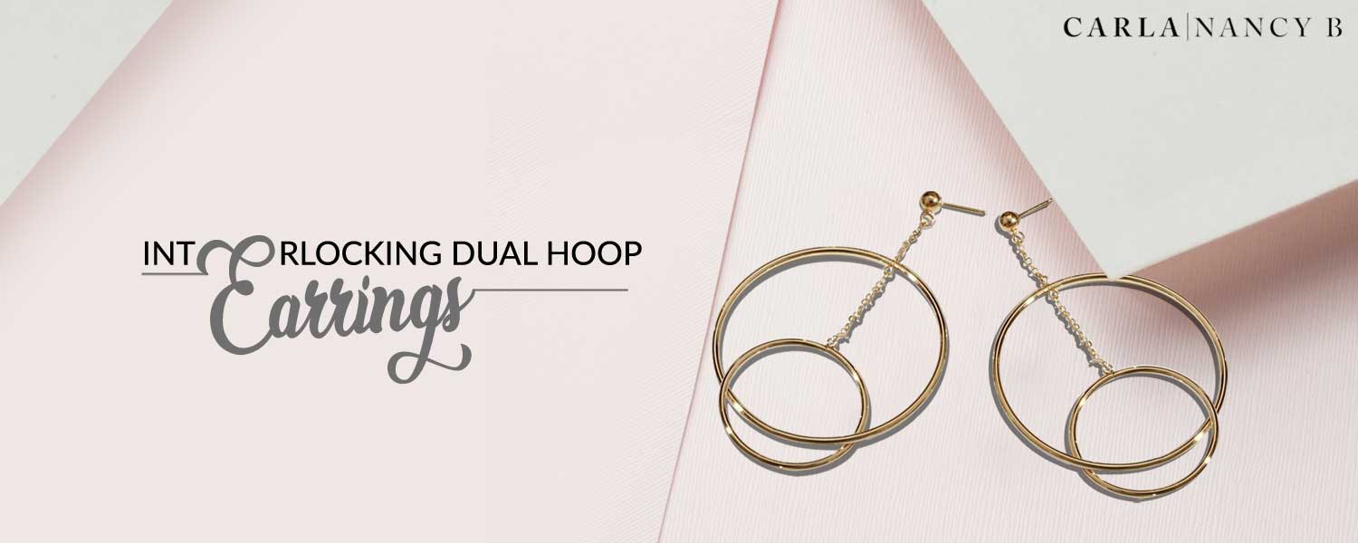 Interlocking Dual Hoop Earrings At Ed White Jewelers